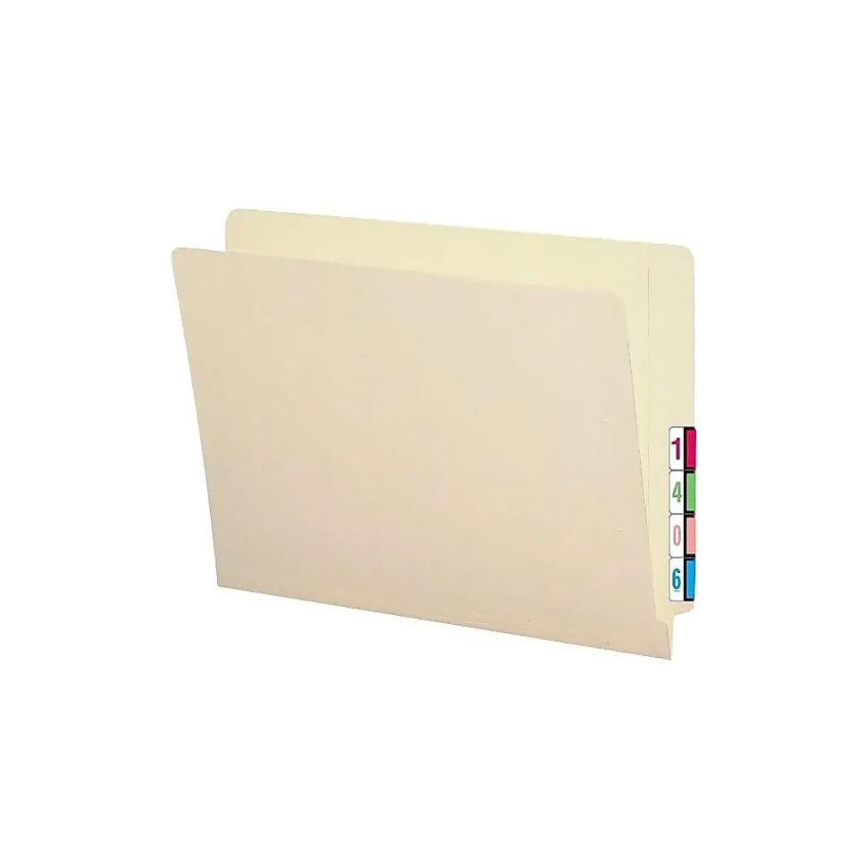 Smead BCCRN Color Coded Numeric Labels, 1, Red, 500/Roll (67371)