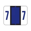 Smead BCCRN Color Coded Numeric Labels, 7, Purple, 500/Roll (67377)