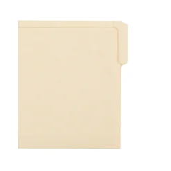 Smead End Tab File Folder, Shelf-Master Reinforced 1/3-Cut Tab, Letter Size, Manila, 100/Box (24134)