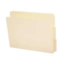 Smead End Tab File Folder, Shelf-Master Reinforced 1/3-Cut Tab, Letter Size, Manila, 100/Box (24134)