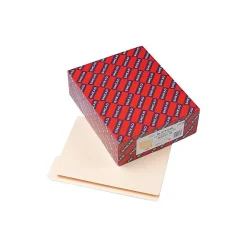 Smead® End Tab File Folder, Shelf-Master® Reinforced 1/3-Cut Tab Top Position, Letter Size, Manila, 100 per Box (24135)