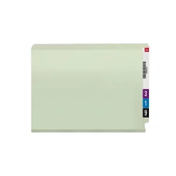 Smead End Tab Pressboard File Folder, Straight-Cut Tab, 2