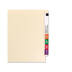 Smead End-Tab File Folders, Straight-Cut Tab, Legal Size, Manila, 100/Box (27100)