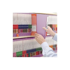 Smead End-Tab File Folders, Shelf-Master Reinforced Straight-Cut Tab, Letter Size, Lavender, 100/Bx (25410)