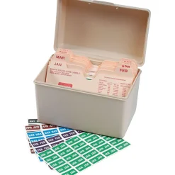 Smead ETS File Folder Label, Jan-Dec, Assorted Colors, 3000 Labels/Pack (67450)