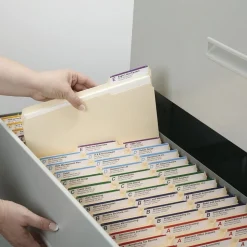 Smead File Folder, 1/3-Cut Tab, Letter Size, Manila, 100/Bx (10338)