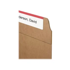 Smead File Folder, 1/3-Cut Tab, Letter Size, Kraft, 100/Box (10734)