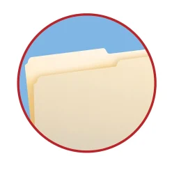 Smead File Folder, 1/2-Cut Tab, Legal Size, Manila, 100/Box (15320)