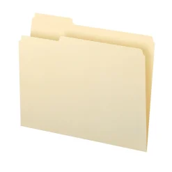 Smead File Folder, Letter, 1/3-Cut Tab Right Position, Letter Size, Manila, 100/Box (10333)