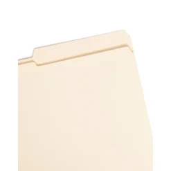 Smead File Folder, Reinforced 2/5-Cut Tab Right Position, Legal Size, Manila, 100/Box (15386)