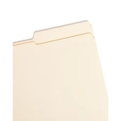 Smead® File Folder, Reinforced 1/3-Cut Tab Right Position, Legal Size, Manila, 100/Box (15337)