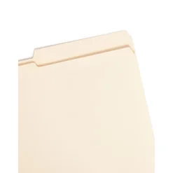 Smead File Folder, Reinforced 2/5-Cut Tab Right Position, Legal Size, Manila, 100/Box (15386)