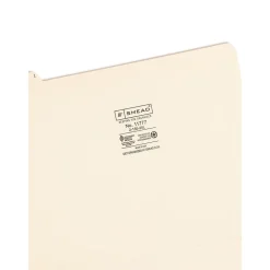 Smead File Folders, A-Z Index, Reinforced 1/5-Cut Tab, Letter Size, Manila, 25/Set (11777)