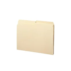 Smead File Folders, Reinforced 1/2-Cut Tab, Letter Size, Manila, 100/Box (10326)