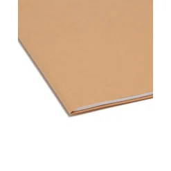 Smead File Folders, Reinforced Straight-Cut Tab, Letter Size, Kraft, 100/Box (10710)