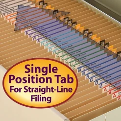 Smead File Folders, Reinforced Straight-Cut Tab, Letter Size, Kraft, 100/Box (10710)