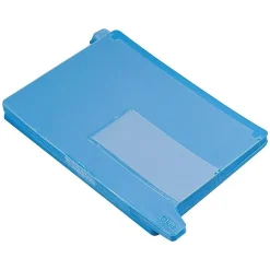 Smead Heavy Duty End Tab File Folder, Straight Cut, Letter Size, Blue, 25/Box (61951)