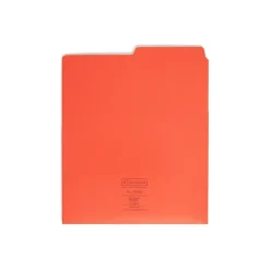 Smead Organized Up Heavyweight Dual Tab Vertical Colored File Folders, Letter Size, Bright Tones, 6/Pack (75406)
