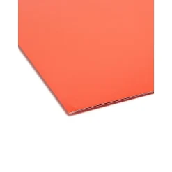 Smead Organized Up Heavyweight Dual Tab Vertical Colored File Folders, Letter Size, Bright Tones, 6/Pack (75406)