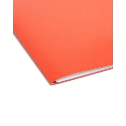 Smead Organized Up Heavyweight Dual Tab Vertical Colored File Folders, Letter Size, Bright Tones, 6/Pack (75406)