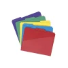 Smead Poly File Folder with Slash Pocket, 1/3-Cut Tab, Letter Size, Assorted Colors, 30/Box (10540)