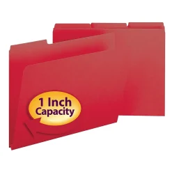 Smead Pressboard File Folders, 1/3-Cut Tab, 1