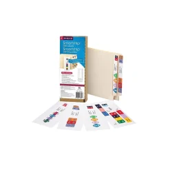 Smead Smartstrip ColorBar WaterGuard Inkjet File Folder Labels, 1 1/2