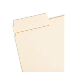 Smead SuperTab File Folder, Oversized 1/3-Cut Tab, Legal Size, Manila, 100/Box (15301)
