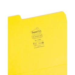 Smead SuperTab File Folder, Oversized 1/3-Cut Tab, Letter Size, Assorted Colors, 24 per Pack (11956)