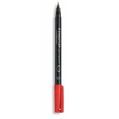 Staedtler Lumocolor AV Marker, Red Superfine, 10/Pack (33811-PK10)