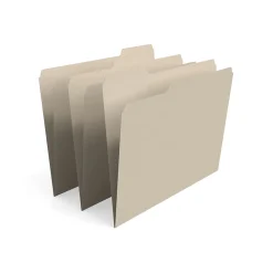 Staples 30% Recycled File Folder, 1/3-Cut Tab, Letter Size, Manila, 500/Carton (ST56675CT)