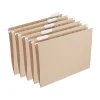 Staples® 100% Recycled Hanging File Folders, 5-Tab Letter, Natural Brown, 25/Box (TR75601-US)