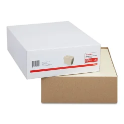 Staples 30% Recycled Reinforced File Folders, Single Tab, Letter Size, Manila, 100/Box (ST508820/508820)