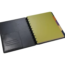 Staples Arc System Tab Dividers, 9" x 11", Assorted Colors, 5/Pack (20020)