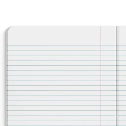 Staples® Composition Notebook, 7.5" x 9.75", Wide Ruled, 100 Sheets, Red (ST55075)