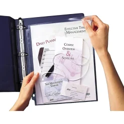 Staples Heavyweight Secure-Top Sheet Protectors, Clear, 25/Pack (15953)