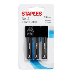 Staples® Lead Refill, 0.7mm, 30/Leads, 3/Pack (10406-CC)