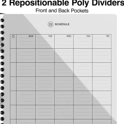 Staples Premium 2-Subject Notebook, 6