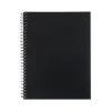 Staples Professional Notebook, 6-1/2" x 9-1/2", 80 Sheets, College Ruled, Black (25144)