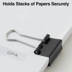 Staples Small Binder Clips, 0.38