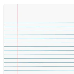 Staples® Steno Pads, 6'' x 9'', Narrow Ruled, 100 Sheets/Pad, 4 Pads/Pack (28046)