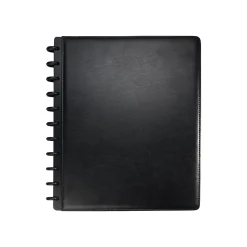 Staples 1-Subject Customizable Notebook, 8.5" x 11", Narrow Ruled, 60 Sheets, Black (19998)