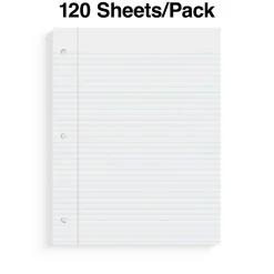 Staples® Wide Ruled Filler Paper, 8