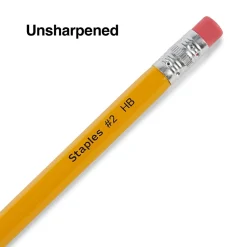 Staples® Wooden Pencil, 2.2mm, #2 Medium Lead, 8/Pack (ST60571-US)
