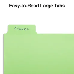 Staples Write-On Dividers, 5-Tab, Assorted Colors (13512/23180)