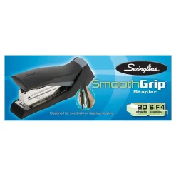 Swingline SmoothGrip Desktop Stapler, 20-Sheet Capacity, Each (S7079414)