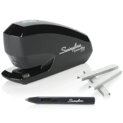 Swingline Speed Pro™ Electric Stapler Value Pack (Premium Staples & Staple Remover Included), 25 Sheet Capacity, Black (42140)