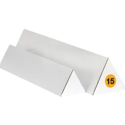 Tape Logic 2" Circle "15" Number Label, Fluorescent Orange, 500/Roll