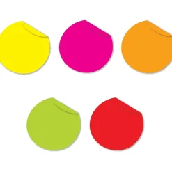Tape Logic 2" Circle Fluorescent Inventory Label, 5000/Pack