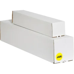 Tape Logic 2" Circle "JAN" Months of the Year Label, Fluorescent Yellow, 500/Roll